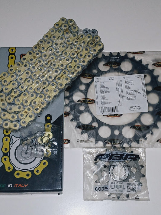 SPROCKETS KIT (ITALIAN CHAIN) FOR X-ADV 750, FORZA 750 (17-26)
