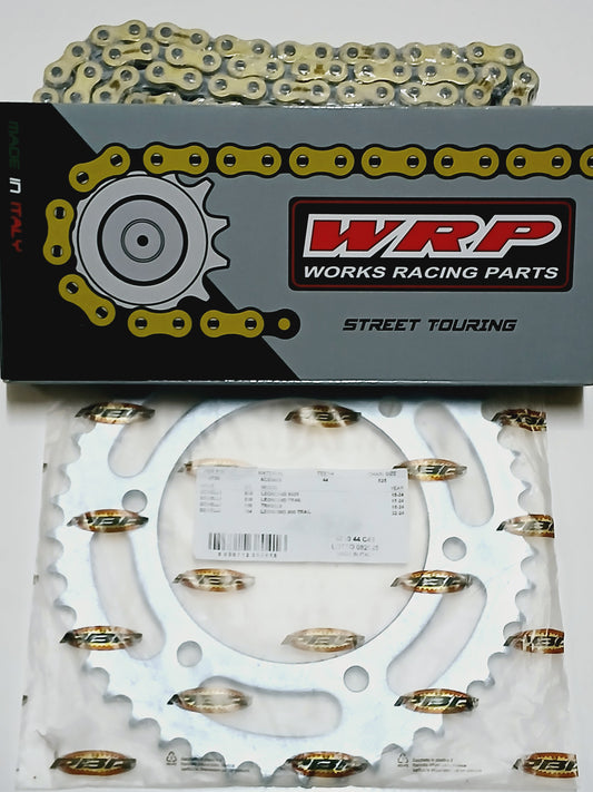 (REAR SPROCKET+ITALIAN CHAIN) FOR BENELLI TRK 502 X (18-26)